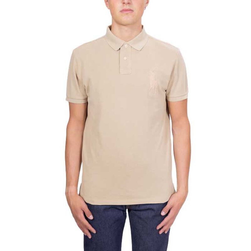 Polo Ralph Lauren Custom Slim Fit Big Pony Mesh Polo Shirt image number 0